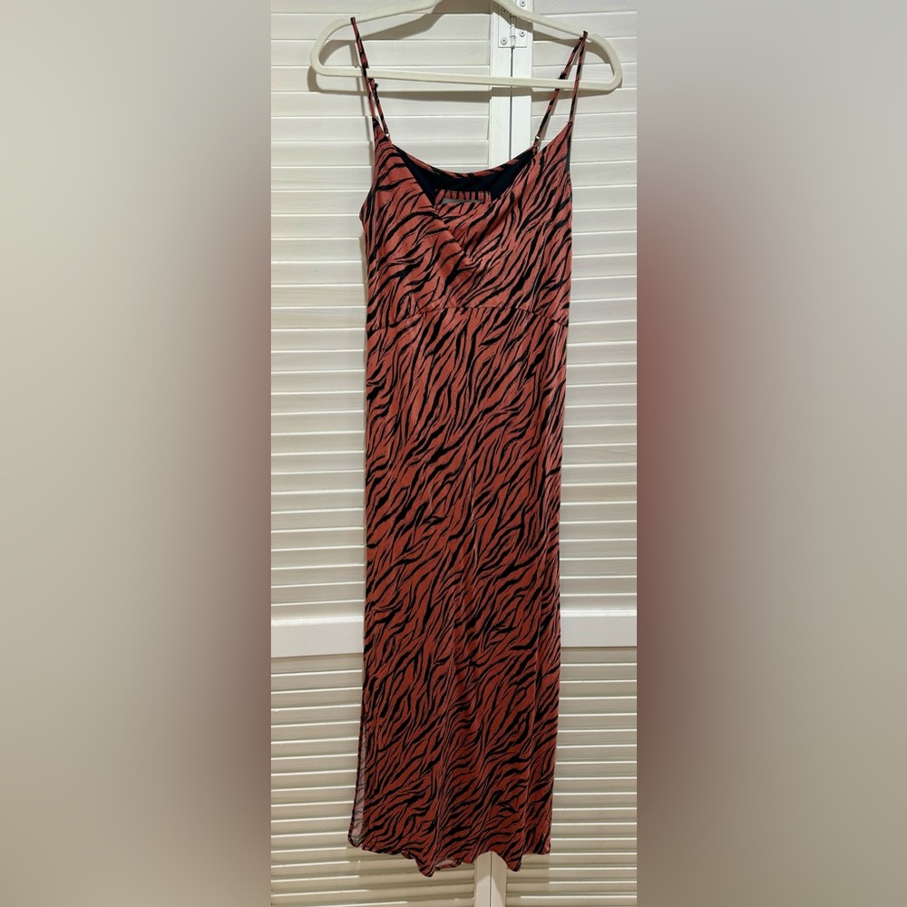 Midi Tiger Print Dress - Anthropologie SM
